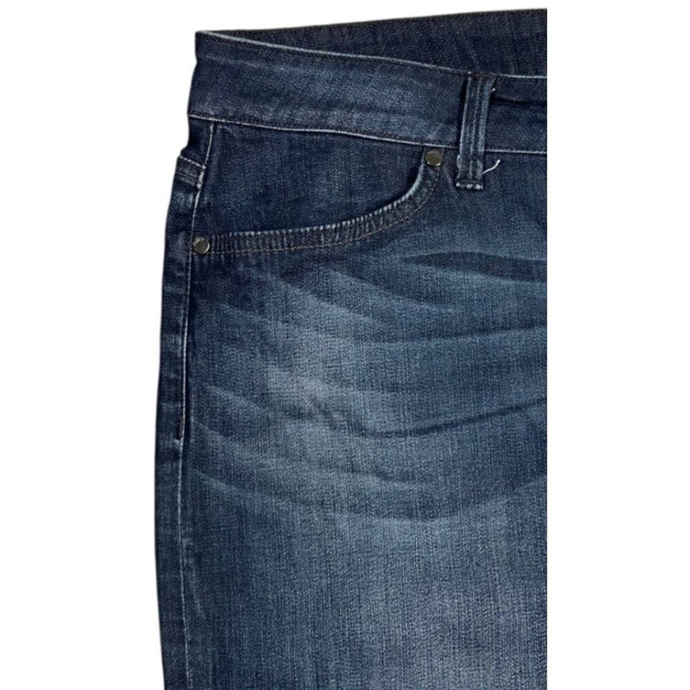 Level 99 Dark Wash Denim Stretch Jean Skirt Size 31 Anthropologie - Picture 6 of 9